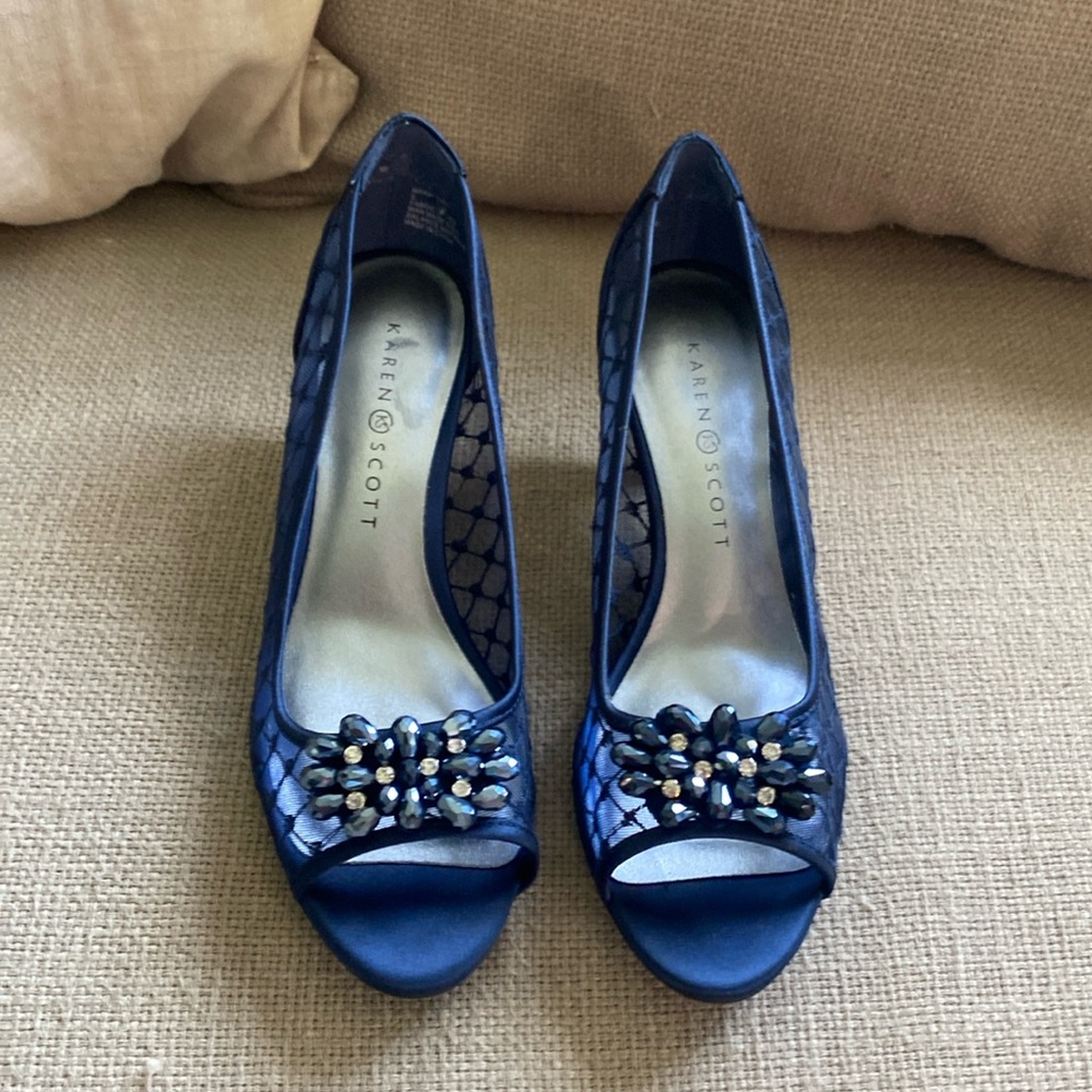 Cocktail open toe heels